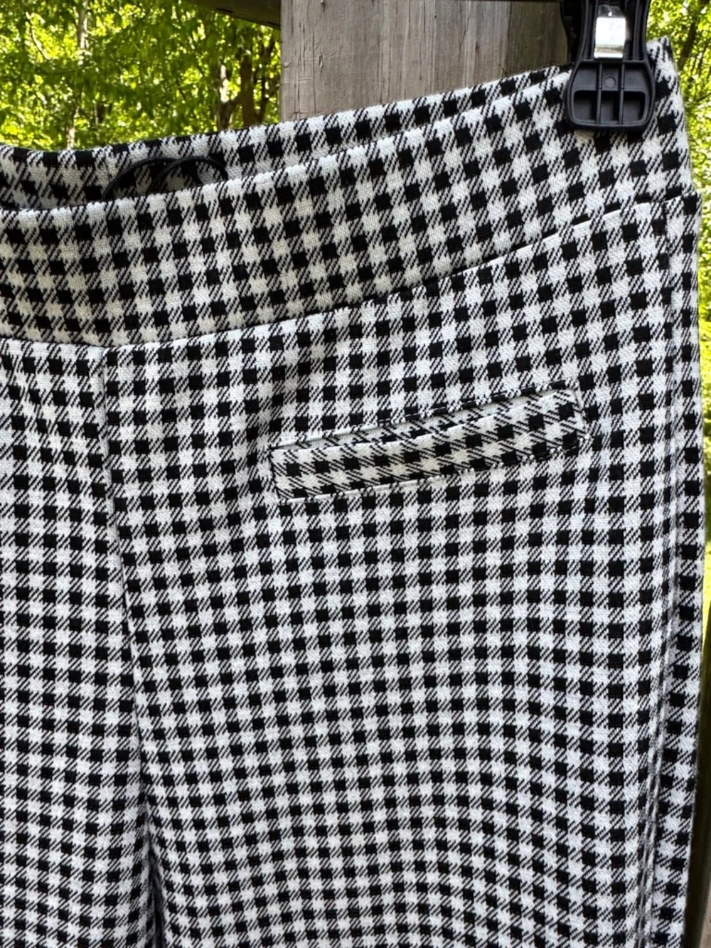 Sincerely Jules Black & White Gingham Pants - Picture 5 of 7